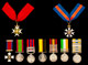 Medals of Brigadier General F J Pink, CB, CMG, DSO