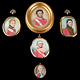 Miniature Portraits of Various Regimental Officers