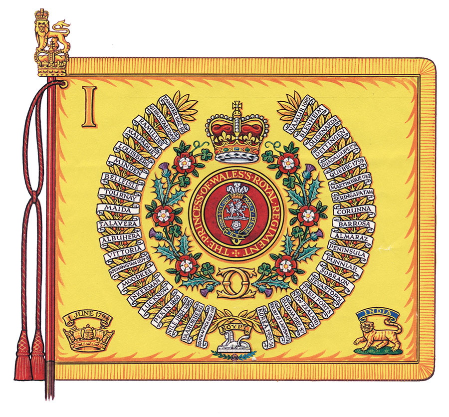 Prince of Wales Royal Regiment Colours
