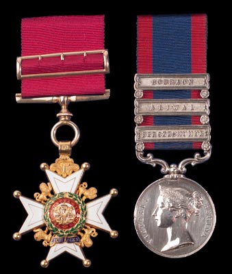 The medals of Lieutenant Colonel James Spence CB