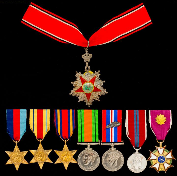 Medals of Colonel PG Wreford-Brown