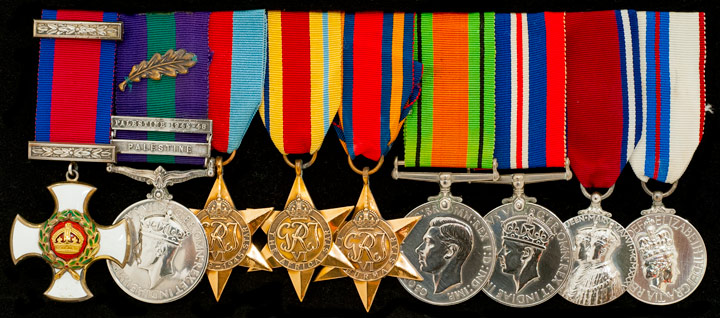 Medals of Colonel H.G. Duncombe D.S.O. (The Queen's Regiment)