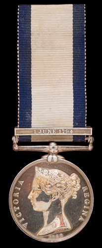 Naval General Service Medal 1793-1840 with bar 1st June 1794