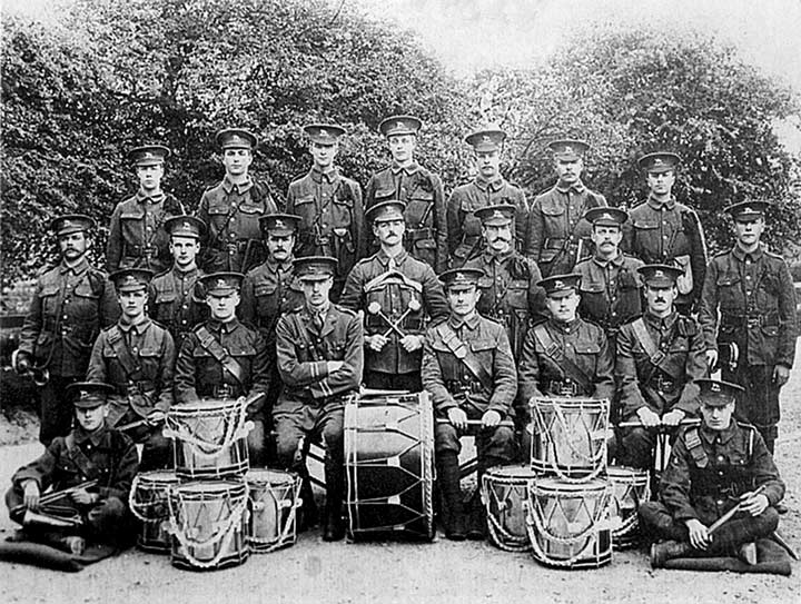 Corps of Drums 6th Service Bn The Queen's (Royal West Surrey) Regiment