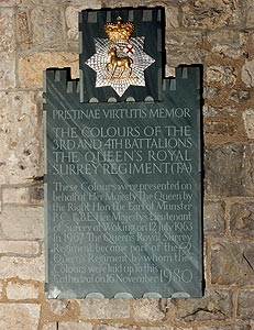 colours of the 3rd and 4th battalions