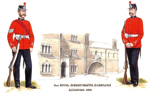 Sergeant and Private, 2nd Royal Surrey Militia.