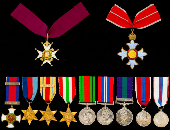 Medals of Major General FAH Ling CB CBE DSO DL