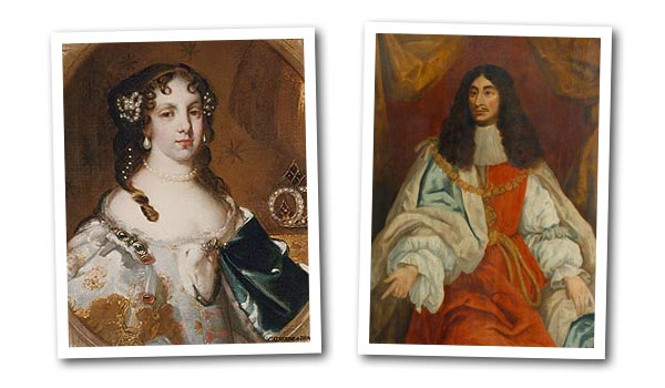 Queen Catherine of Braganza, King Charles II of England