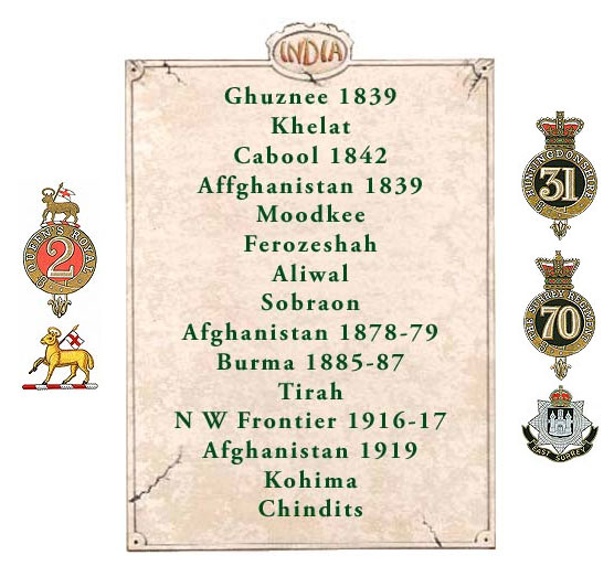 regimental india