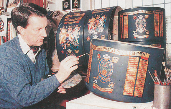 Princess of Wales's Royal Regiment drums.