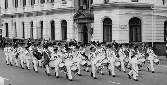 Band & Drums, 1st Bn The Queen's Royal Surrey Regiment, 