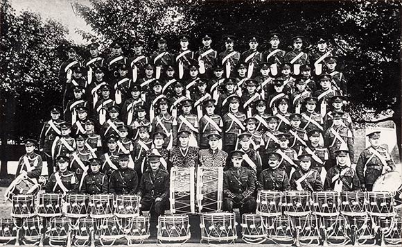 Drums Of The 1st And 2nd Bns The Queen's Royal Regiment