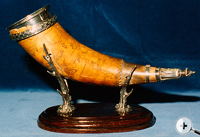 Powder Horn Snuff Box