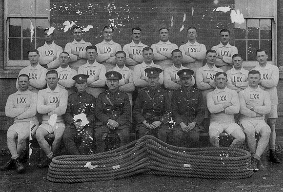 2 Surreys. Winners and Finalists, Aldershot Command Tug-of- War.