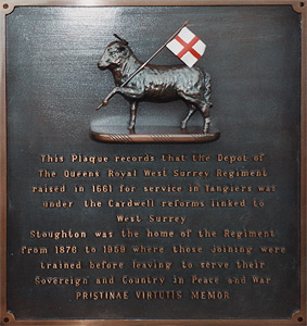 Memorial Plaques at Stoughton & Kingston-upon-Thames