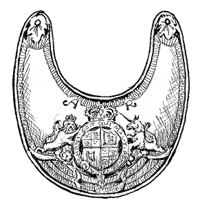 Officer's gorget, 1704.