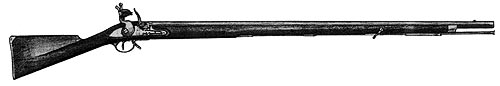 Brown Bess – the short land Pattern Musket of 1780.