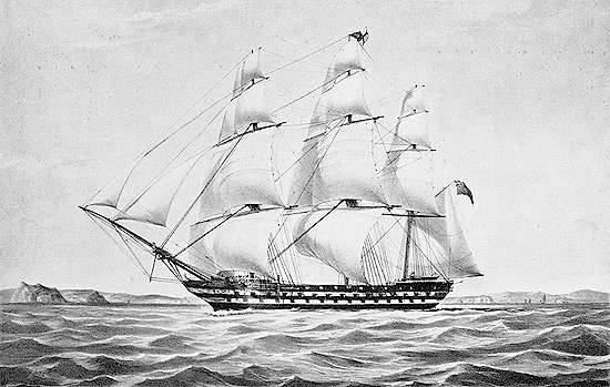 East Indiaman, The Earl Balcarras,