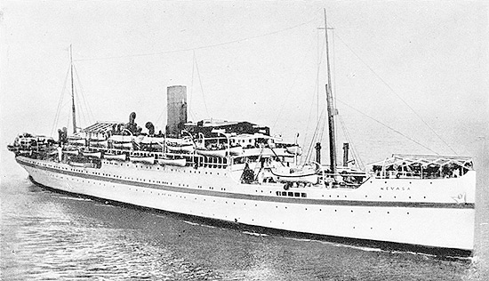 HMT Nevasa, 1913.