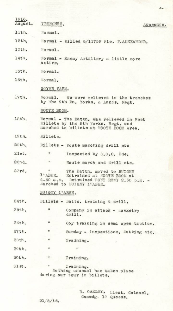 Diary Page