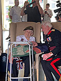 Col. (Retd) Tony Ward with Donald Rose